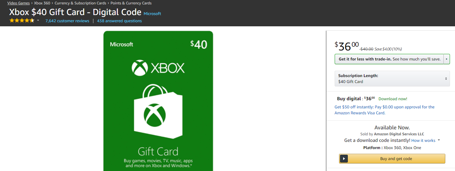 Save 10% on Selected Xbox Live Gift Cards | VG247
