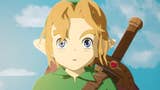 An anime version of young Link, rendered in the style of Studio Ghibli
