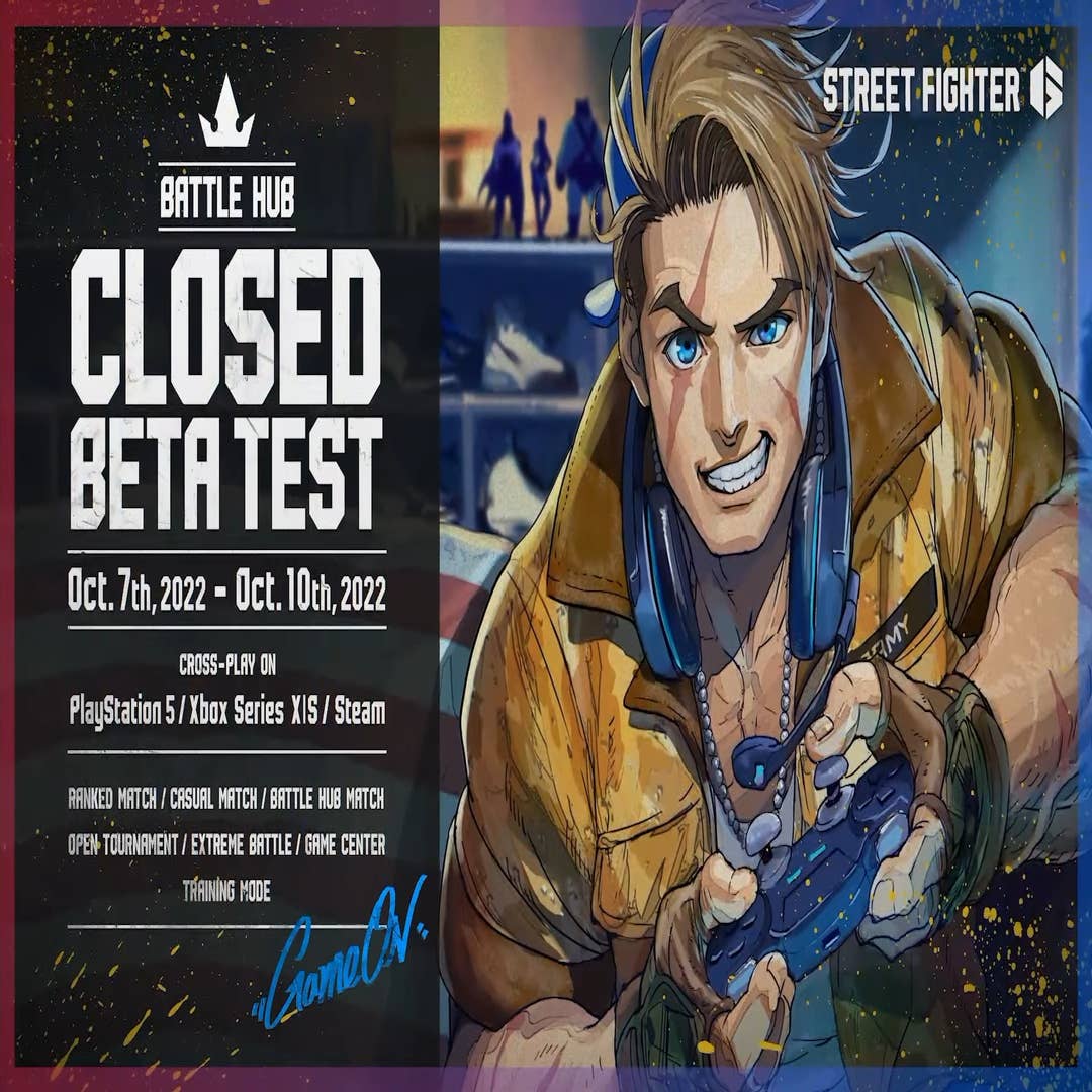 Street Fighter 6 will beta have in closed October a