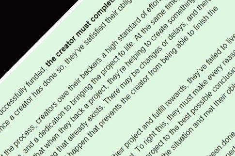 Kickstarter updates Terms for successfulthencancelled projects