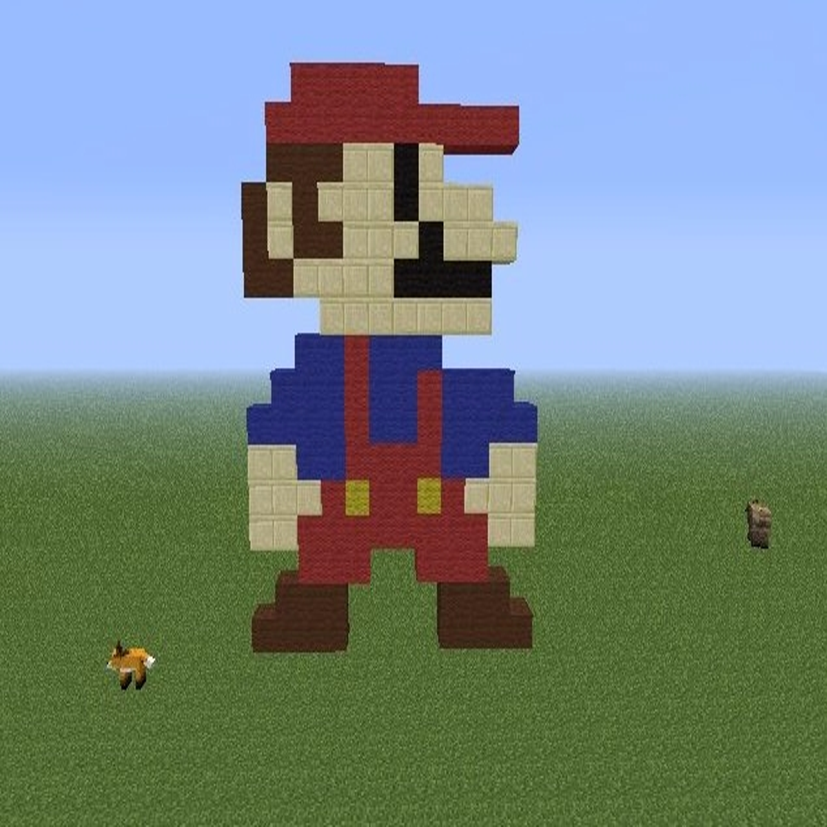 Paper Minecraft + Super Mario Mashup