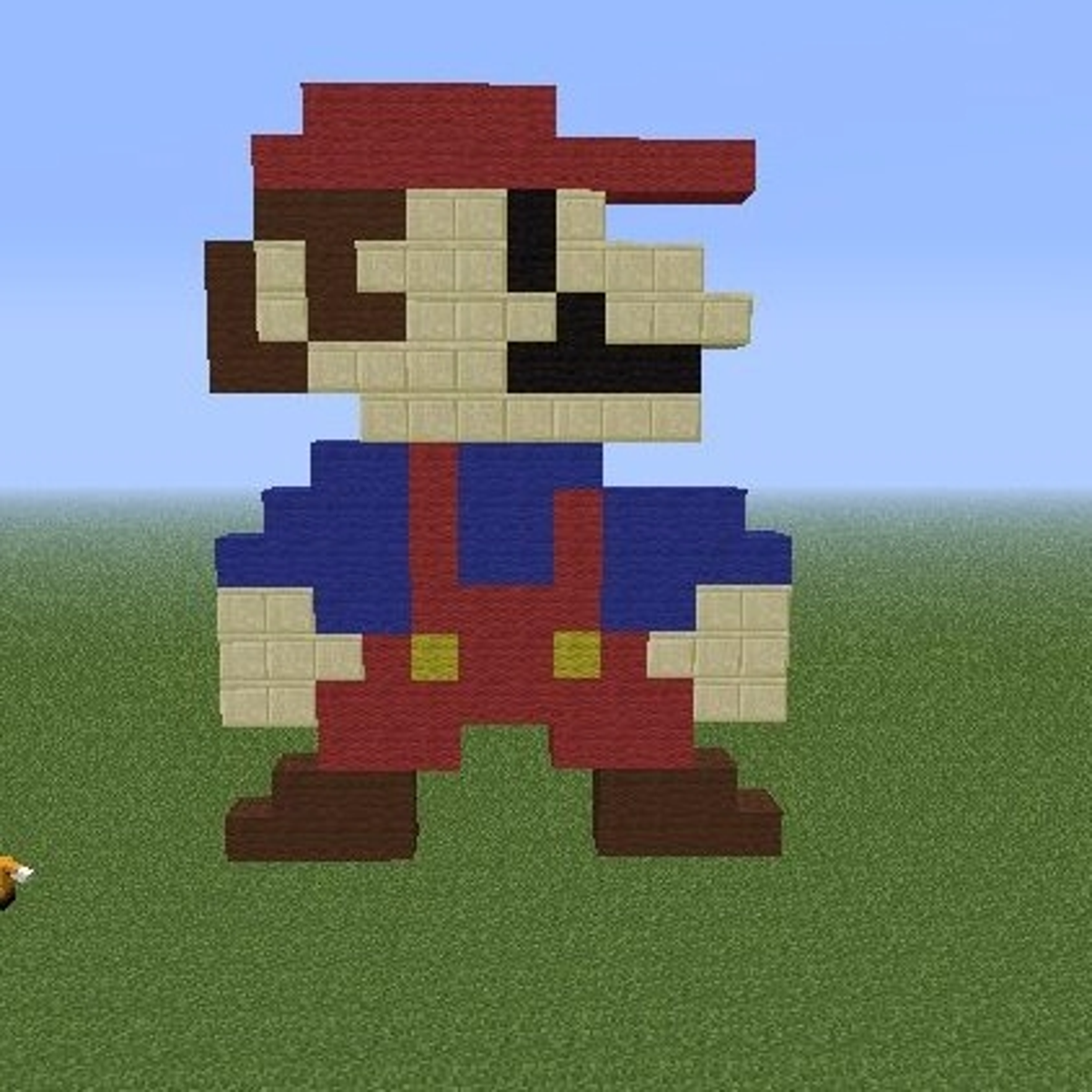 Minecraft Pixel Art Mario