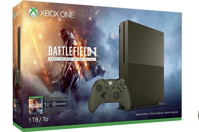 Xbox One S Battlefield 1 Special Edition Bundel Aangekondigd | Eurogamer.nl