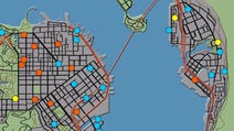 Watch Dogs 2 - Mapa: Części garderoby, Lakiery i Unikatowe pojazdy