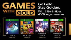 图像与黄金包括Xbox游戏7月增长Up, Kane & Lynch 2