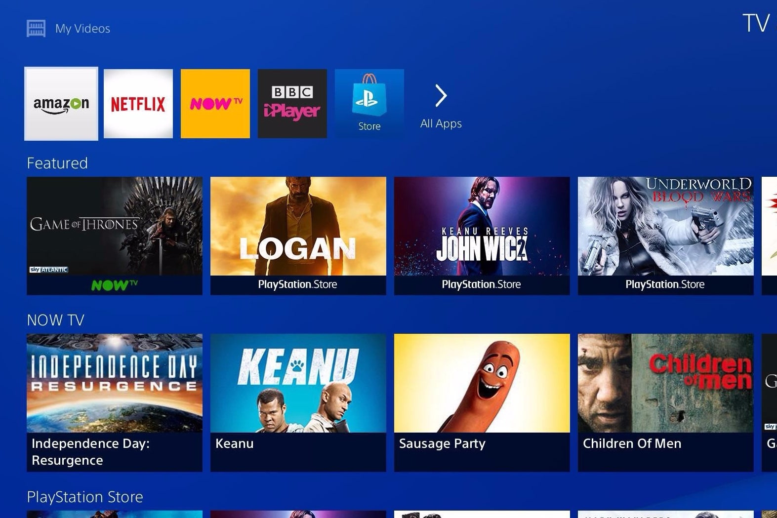 Live tv streaming best sale ps4