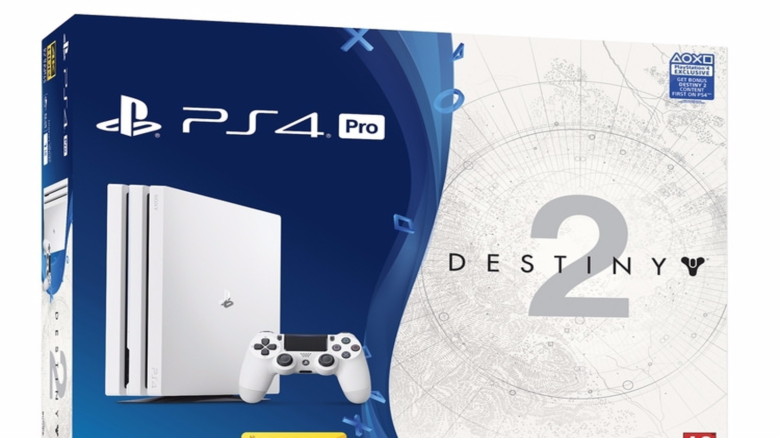 PlayStation 4 Pro branco será lançado em pacote com Destiny 2 - Outer Space