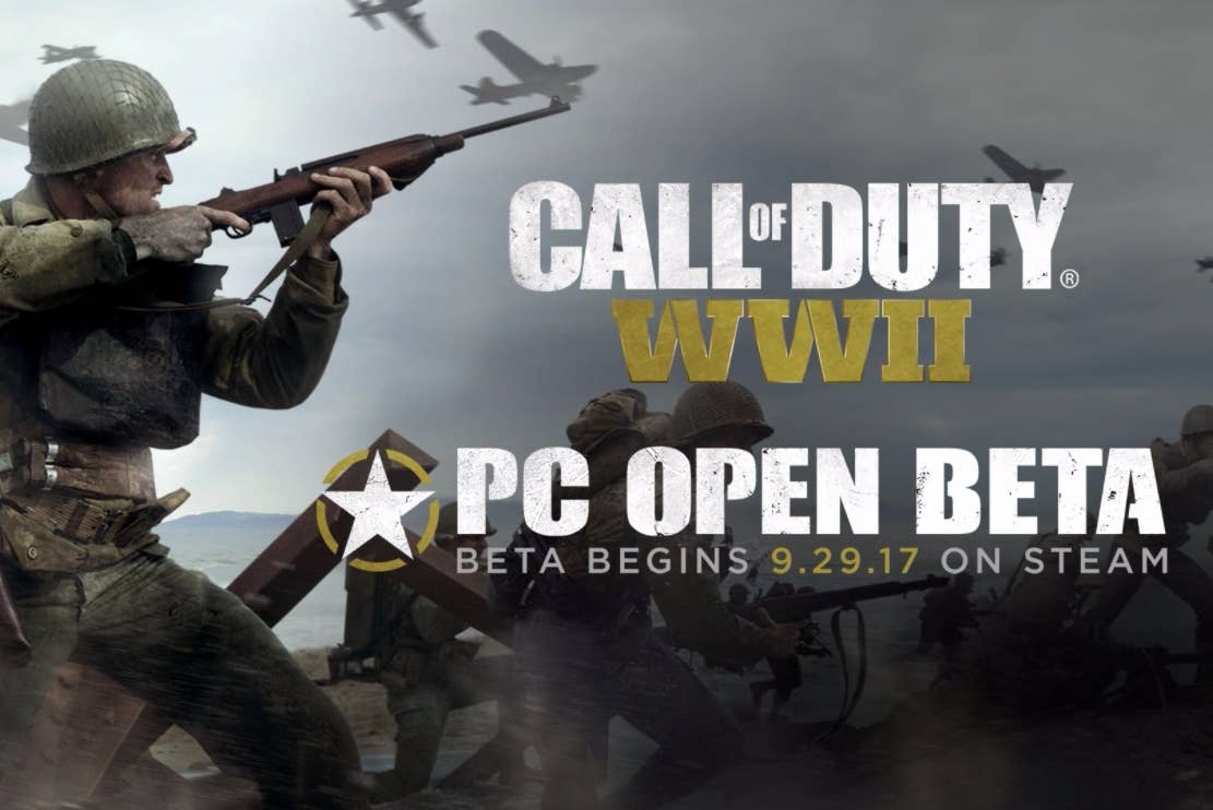 Call of Duty: WW2 is getting an open beta on PC this month