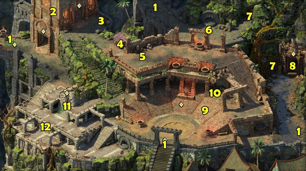 Pillars of Eternity 2 Neketaka Święty Stopień, Wiszące Grobowce