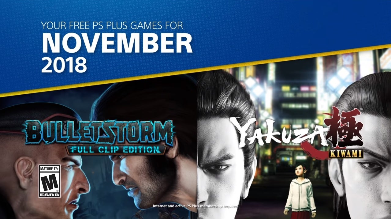 Ps plus on sale november 2018