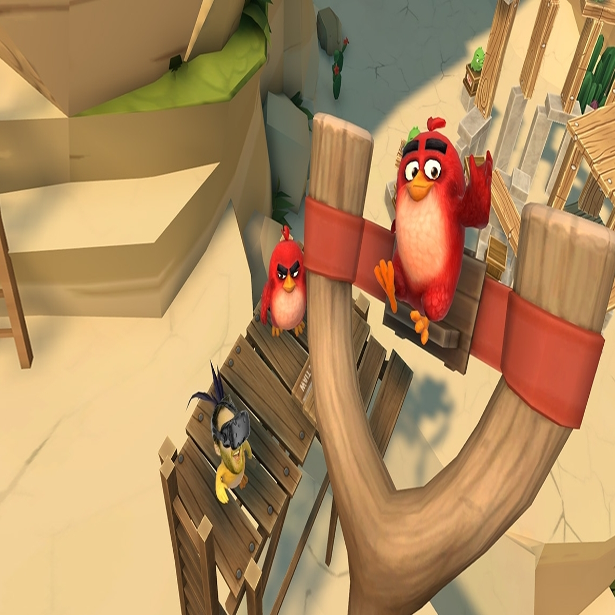 hul blåhval mad Angry Birds VR: Isle of Pigs is Angry Birds in VR and not much else |  Eurogamer.net