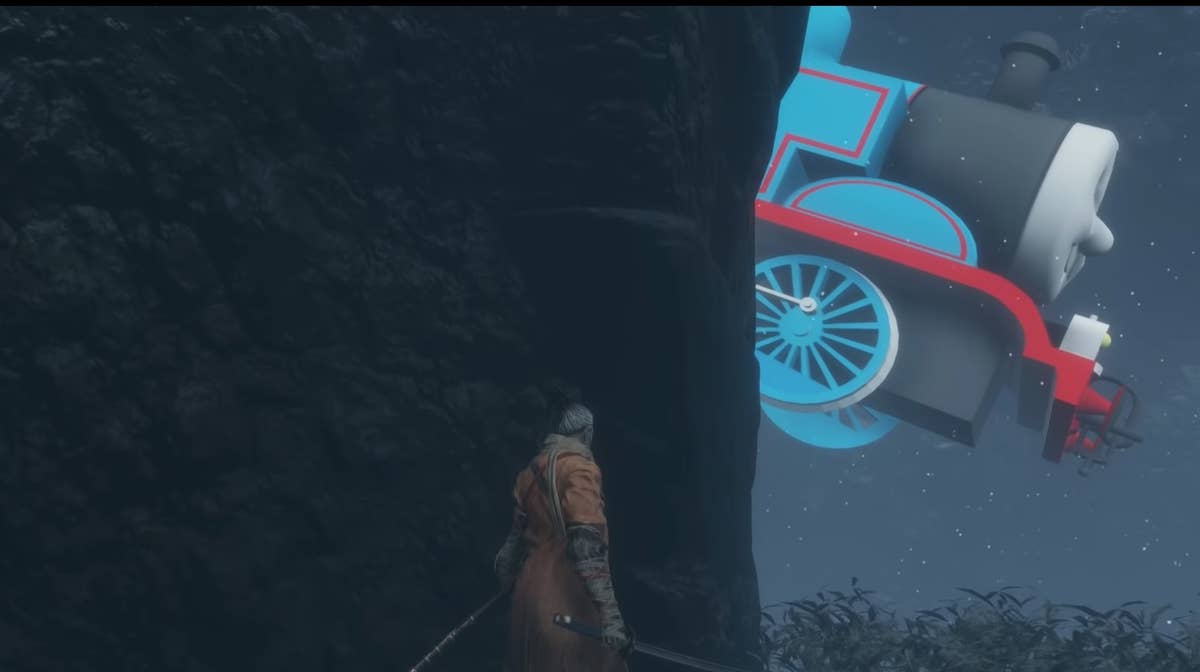 This PC mod replaces Sekiro's Great Serpent with Thomas the Tank