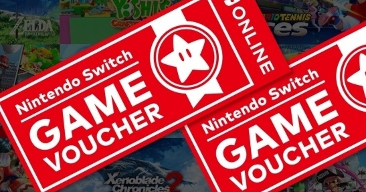 Nintendo launches £84 vouchers for two Switch games