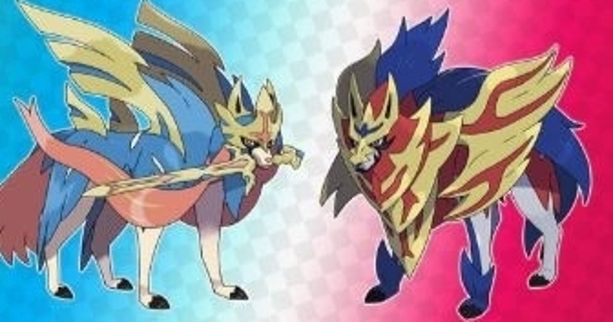 Pokémon Sword and Shield legendaries Zacian, Zamazenta and