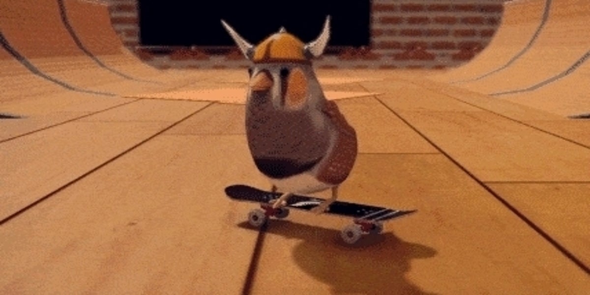 SkateBIRD, um jogo de skate com pássaros