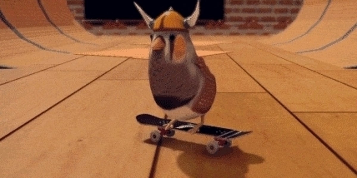 SkateBIRD, um jogo de skate com pássaros