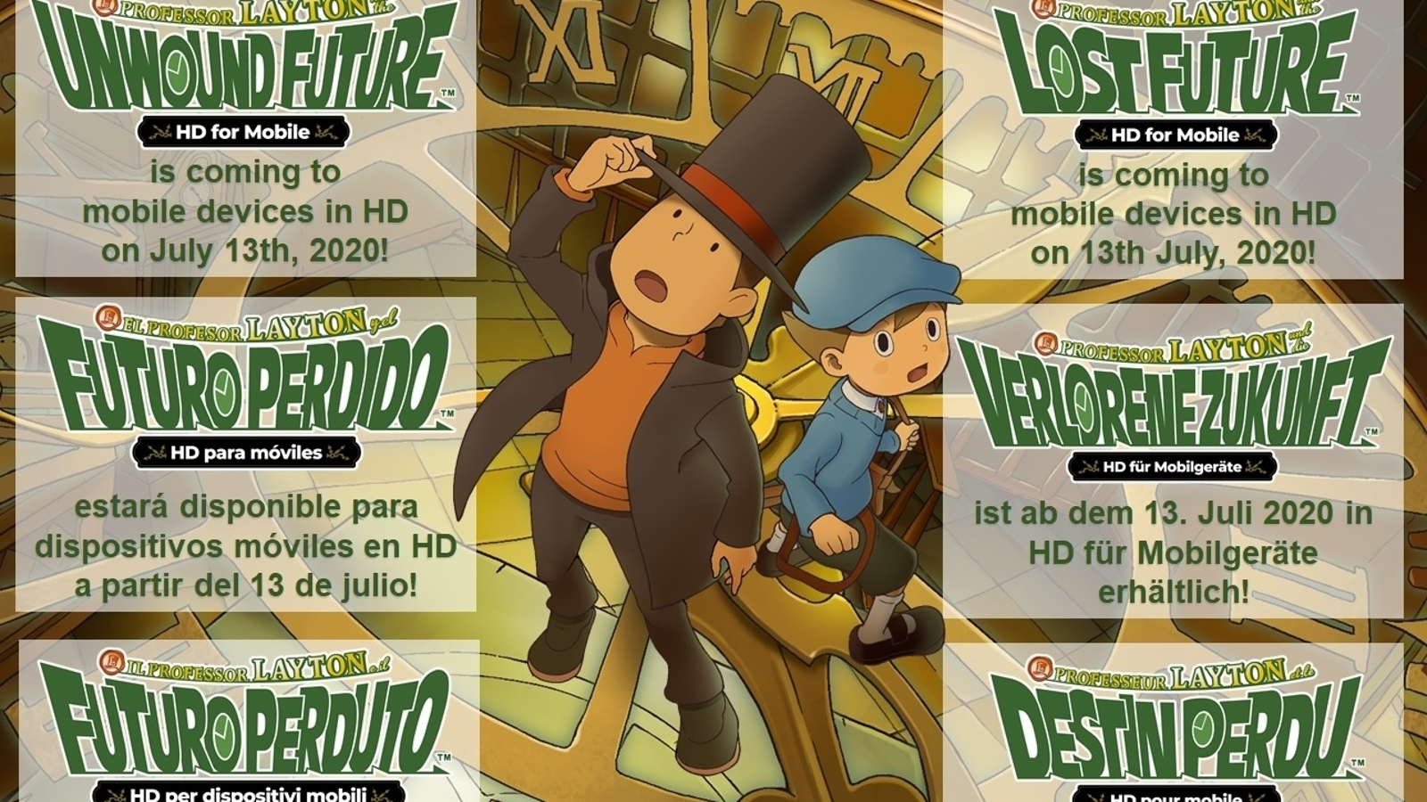 EL PROFESOR LAYTON Y El Futuro Perdido Ntr-C3Js-Esp Nintendo Ds