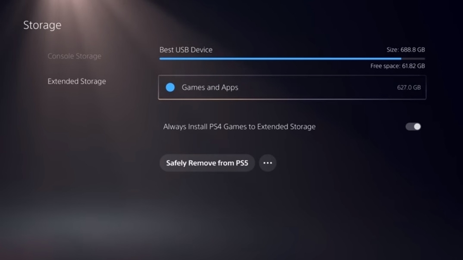 Sony exploring ways to let PS5 users store PS5 games on a USB drive in a  future update