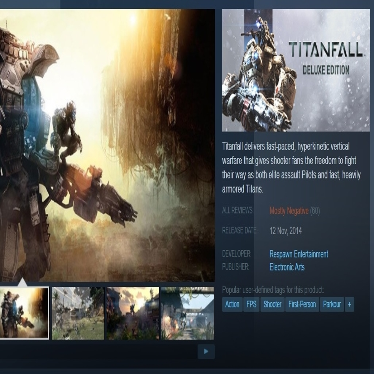 Titanfall, Software