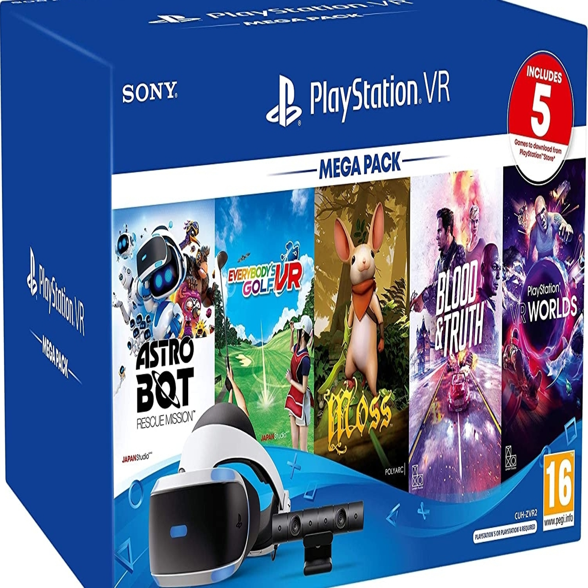 PLAYSTATION PS4 Megapack VR2 Glasses Reality Virtual Camera Astro