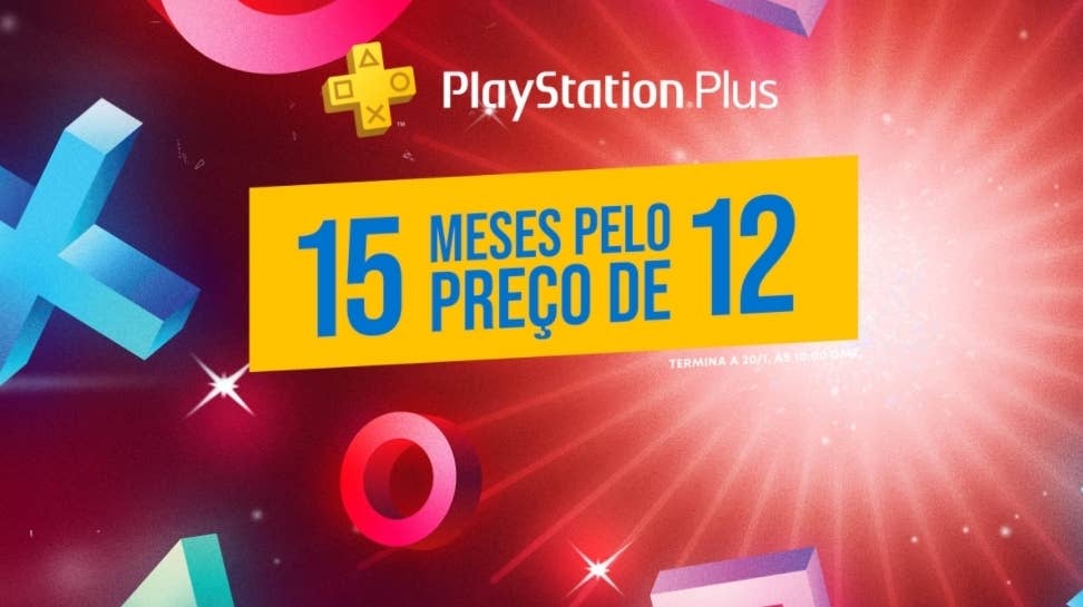 Adquire 15 meses PS Plus pelo preço de 12 meses