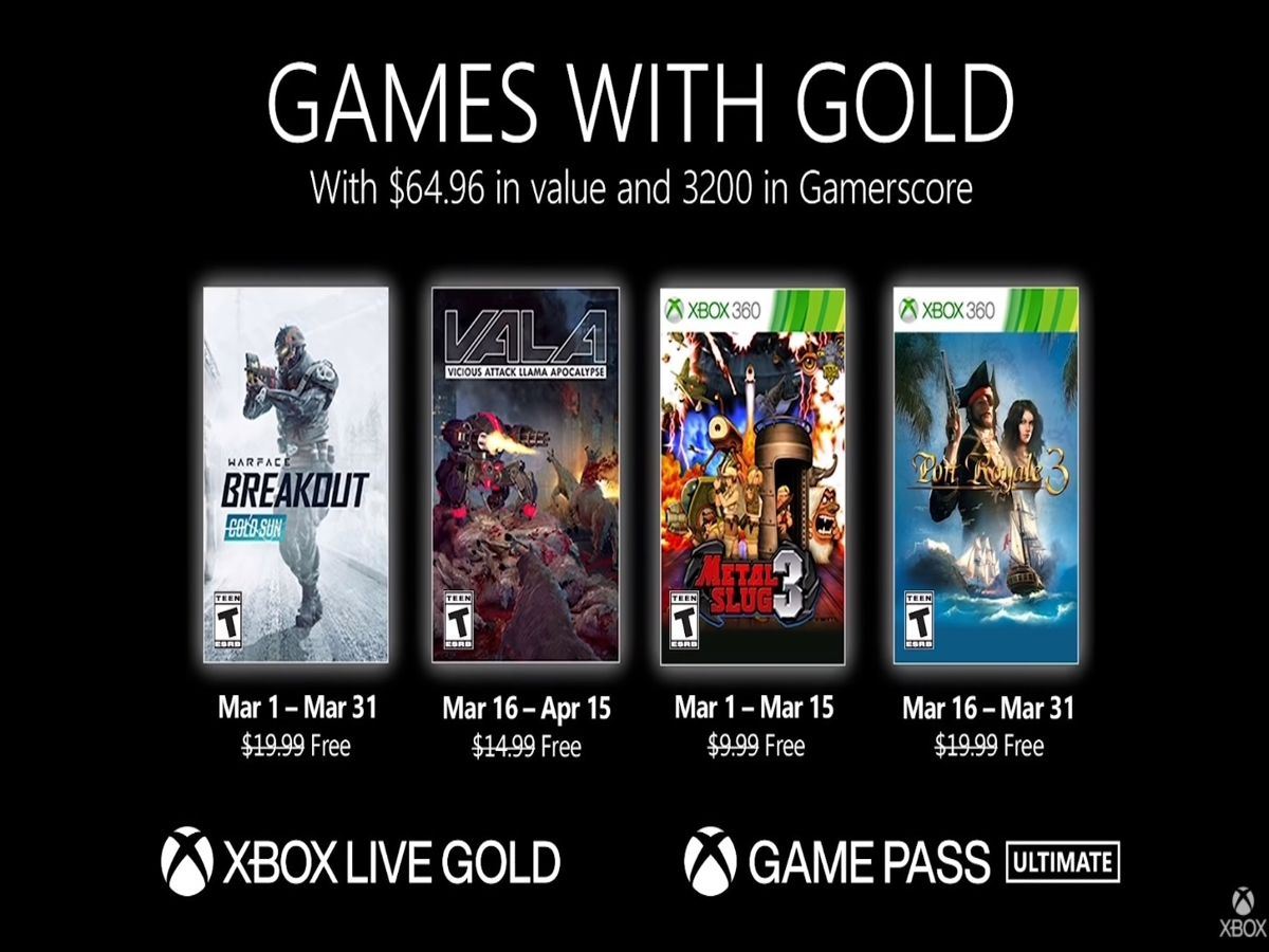 Xbox Games with Gold list for May 2021 - Pureinfotech