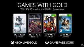 Image for Microsoft announces March 2021 Xbox Games with Gold titles