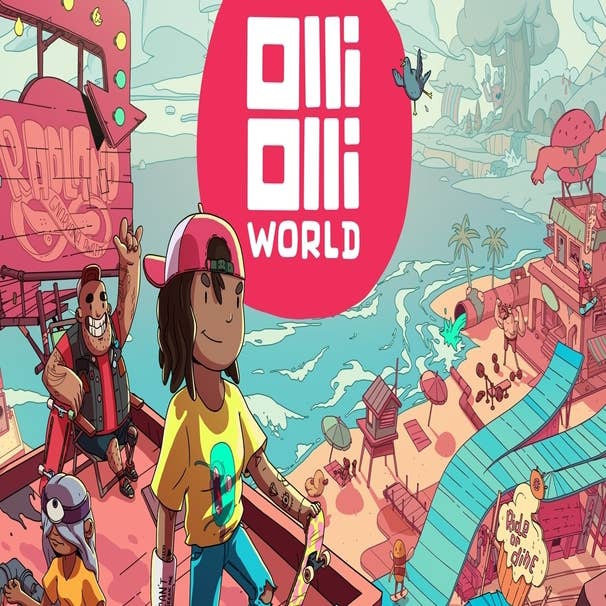 OlliOlli World, um jogo de skate em side-scrolling e plataformas