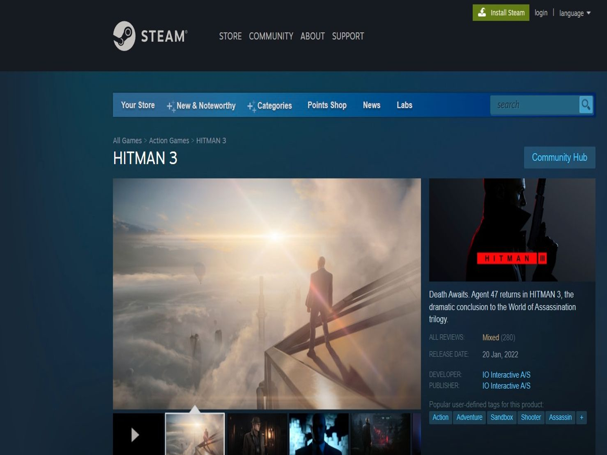 HITMAN 3 - Deluxe Pack no Steam
