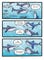 Interior page from Shark Party featuring panels of sharks