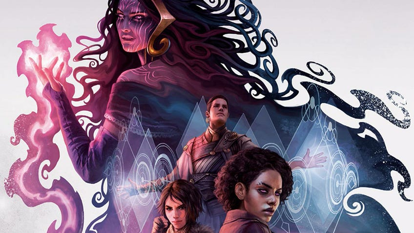 Magic: the Gathering novel War of the Spark: Forsaken, which features planeswalkers Chandra and Nissa