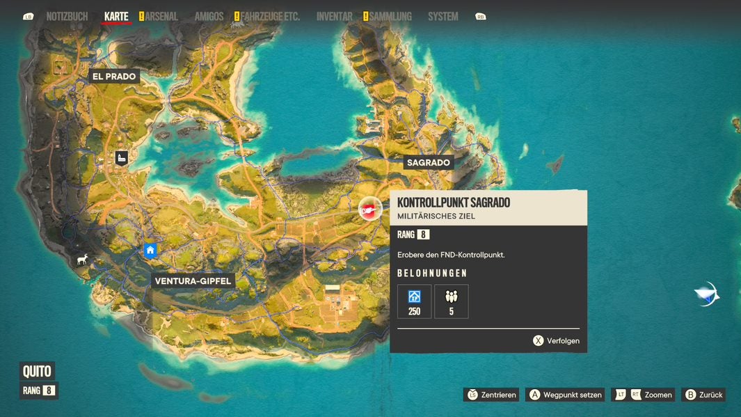 Far Cry 6 Kontrollpunkt Acantilado Agudo Far Cry 6: Militärische Ziele, FND-Basen, Kontrollpunkte, Flaks in El