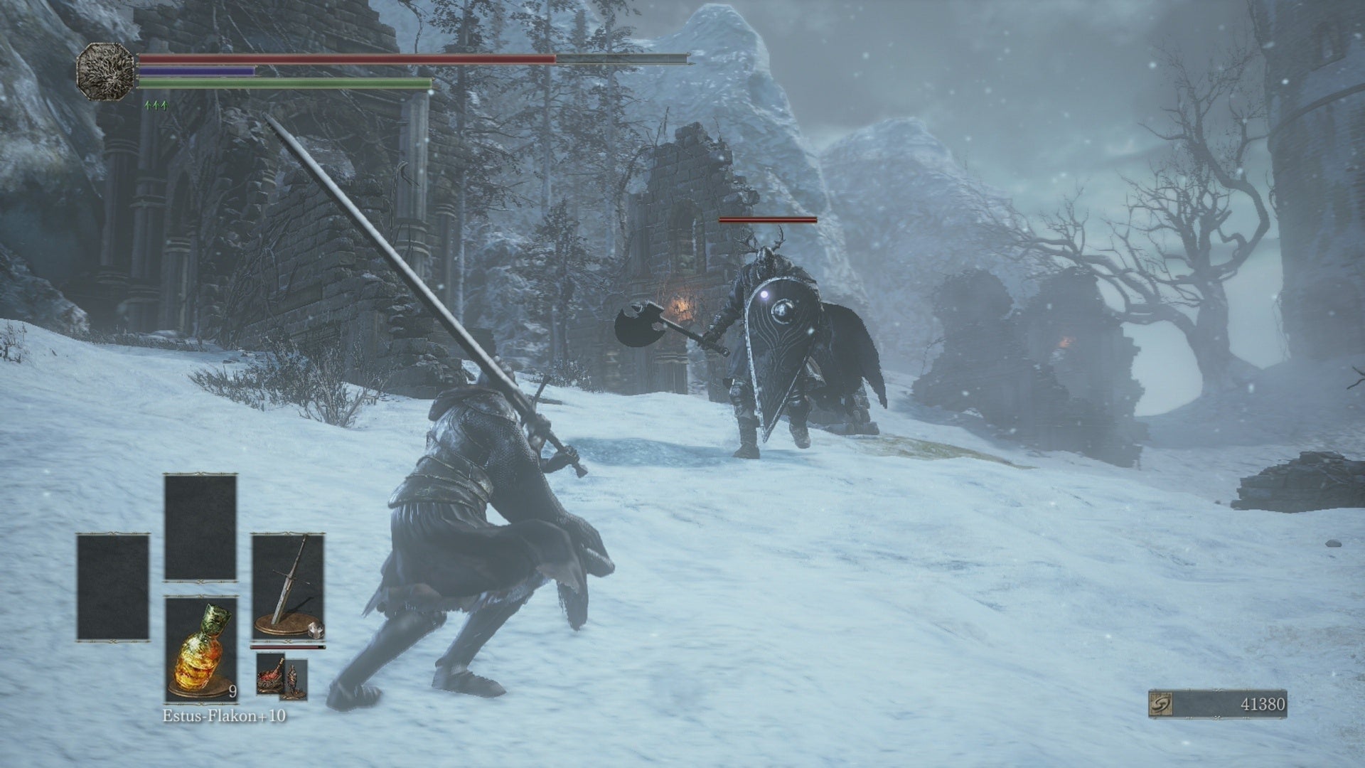 Dark Souls 3 Gemalte Welt Von Ariandel Dark Souls 3: Ashes of Ariandel: Gemalte Welt - Schneefeld, Wölfe