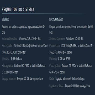 FIFA 22 Requisitos Mínimos para Rodar no PC