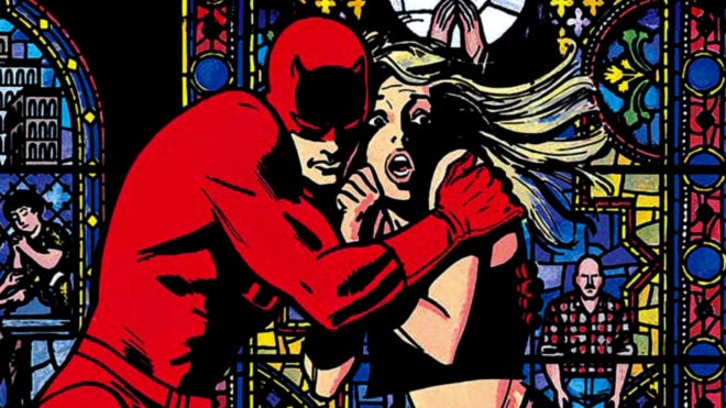 غطاء اقتصاص من Daredevil Comic