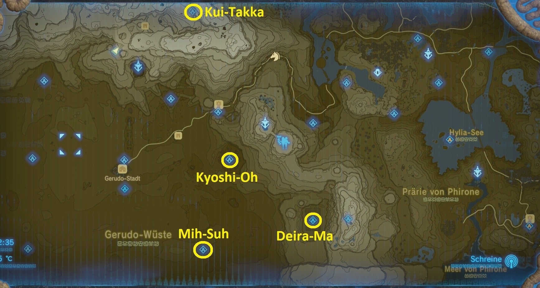 Zelda: Breath of the Wild - Kui-Takka-Schrein, Südliches Irrschloss