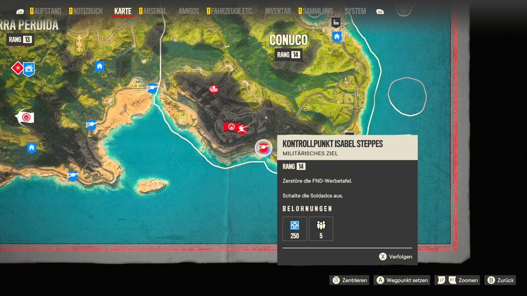 Far Cry 6 Conuco Kontrollpunkte, Flaks, Valle Prehistórico