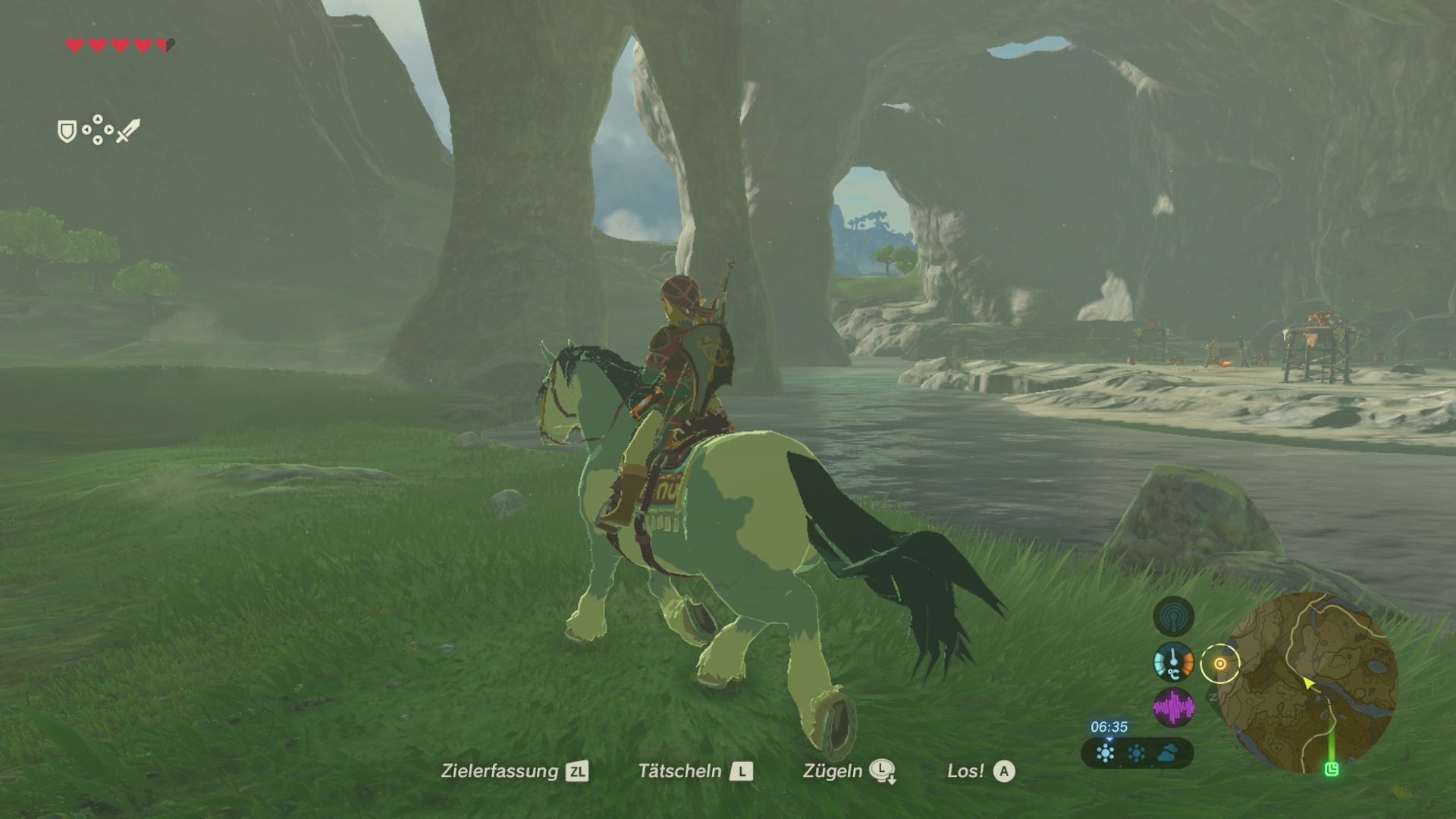 Zelda Breath of the Wild Zeldas Vermächtnis Weg nach Hateno, Karte aufdecken, Institut