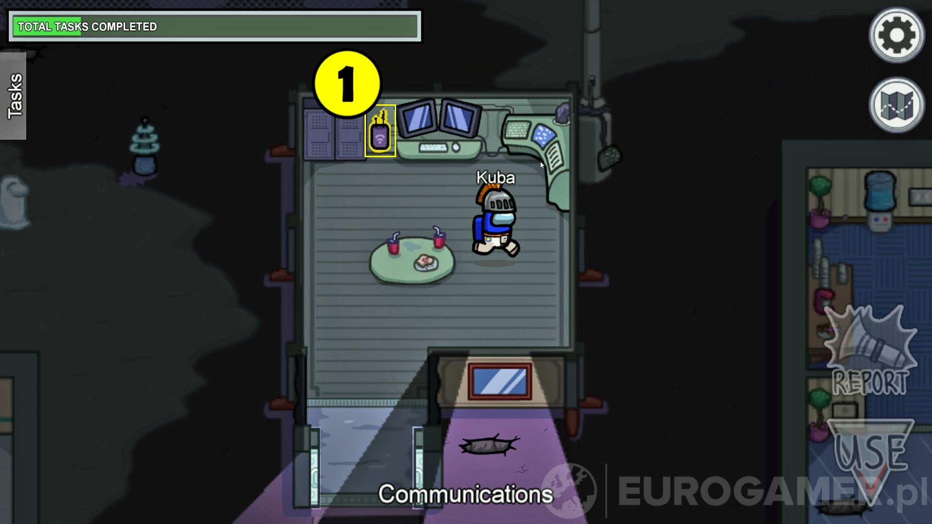 Among Us zadanie (task) reboot WiFi Eurogamer.pl