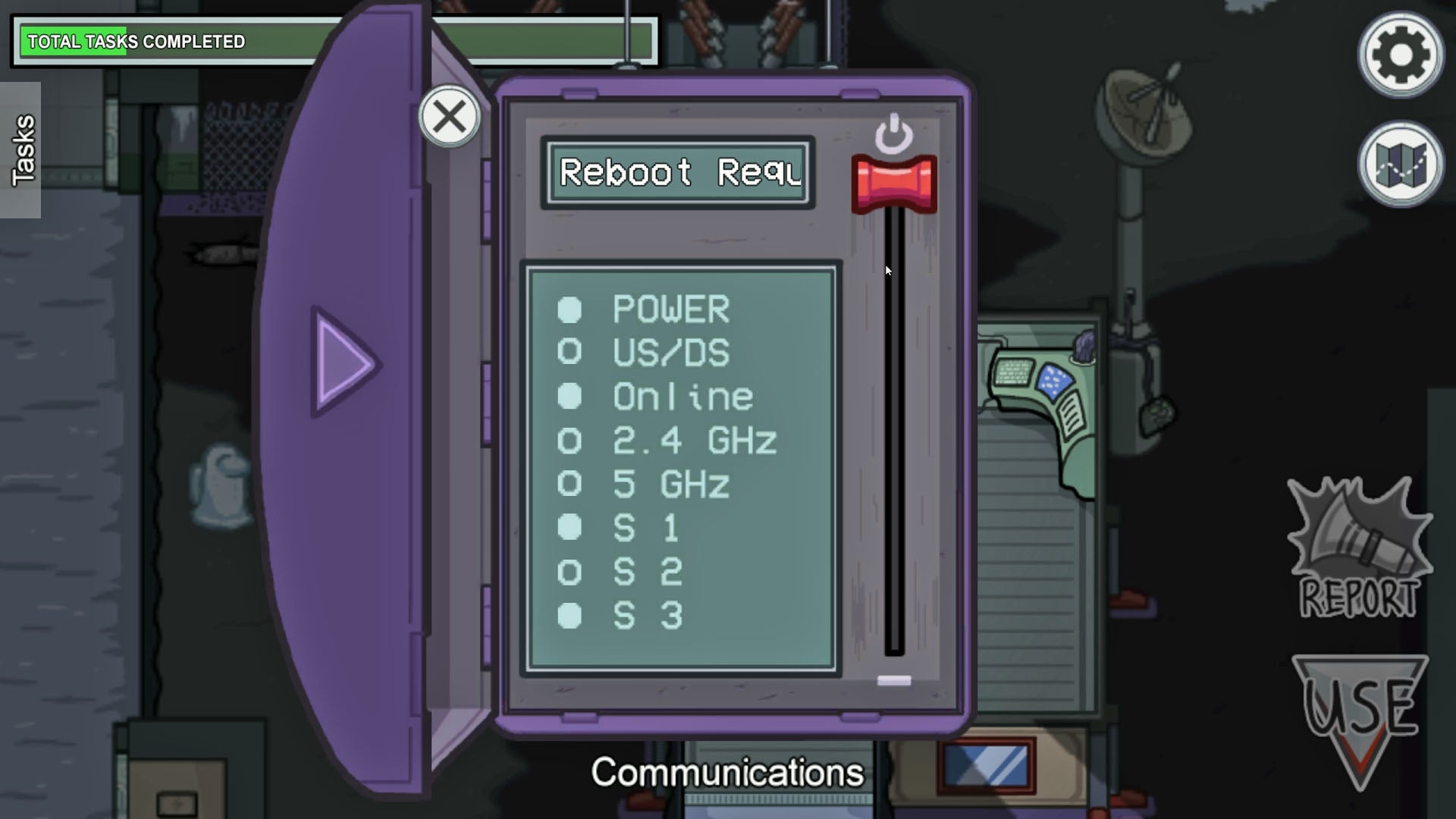 Among Us zadanie (task) reboot WiFi Eurogamer.pl