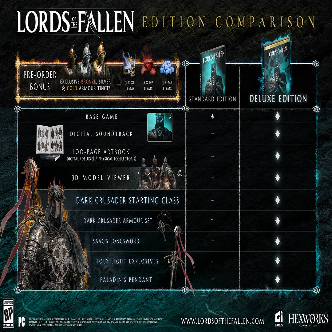 Lords of the Fallen Release Date Revealed with Glorious Gameplay