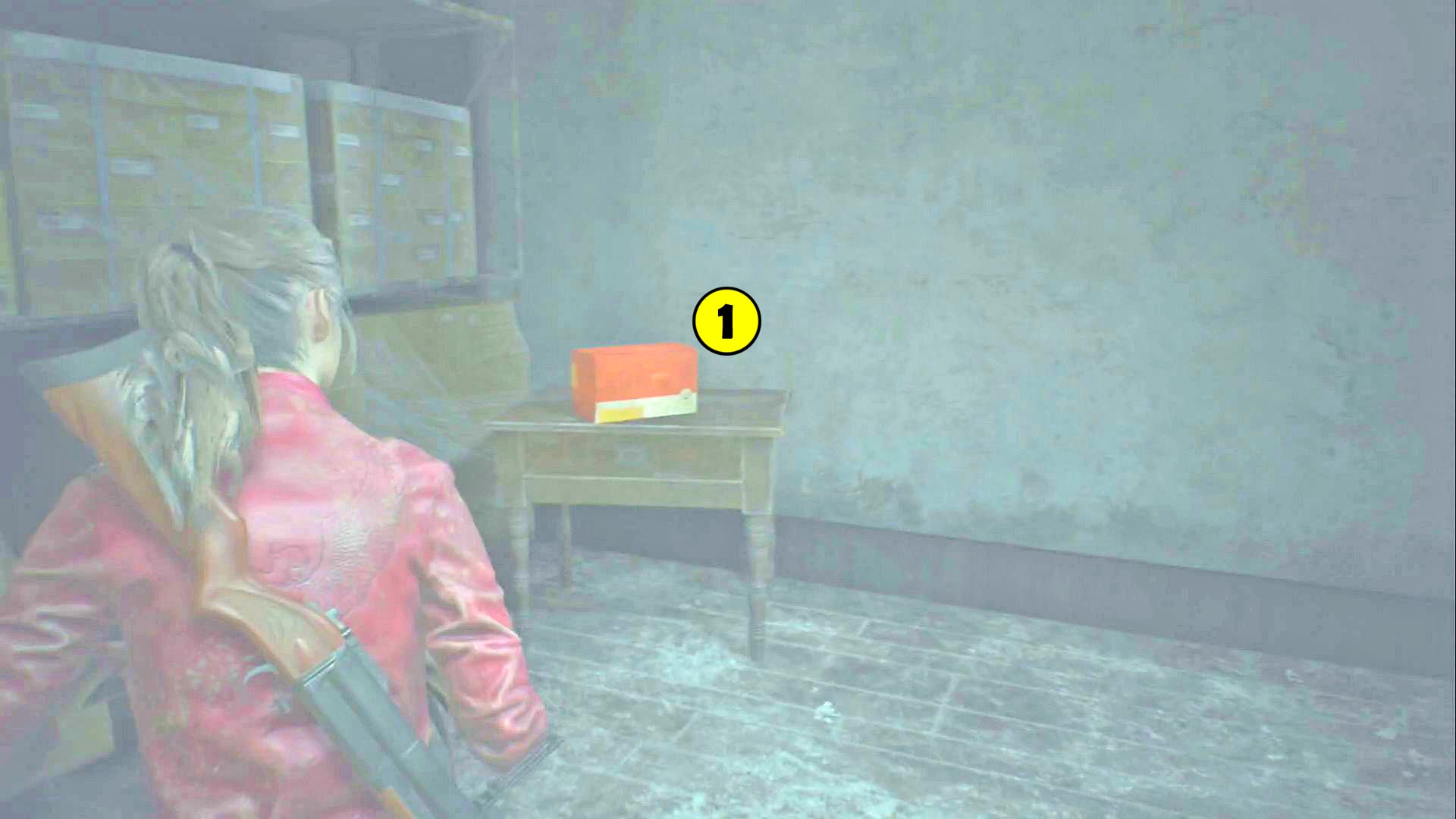 Resident Evil 2 Tyrant, panele zasilające, zagadka w biurze