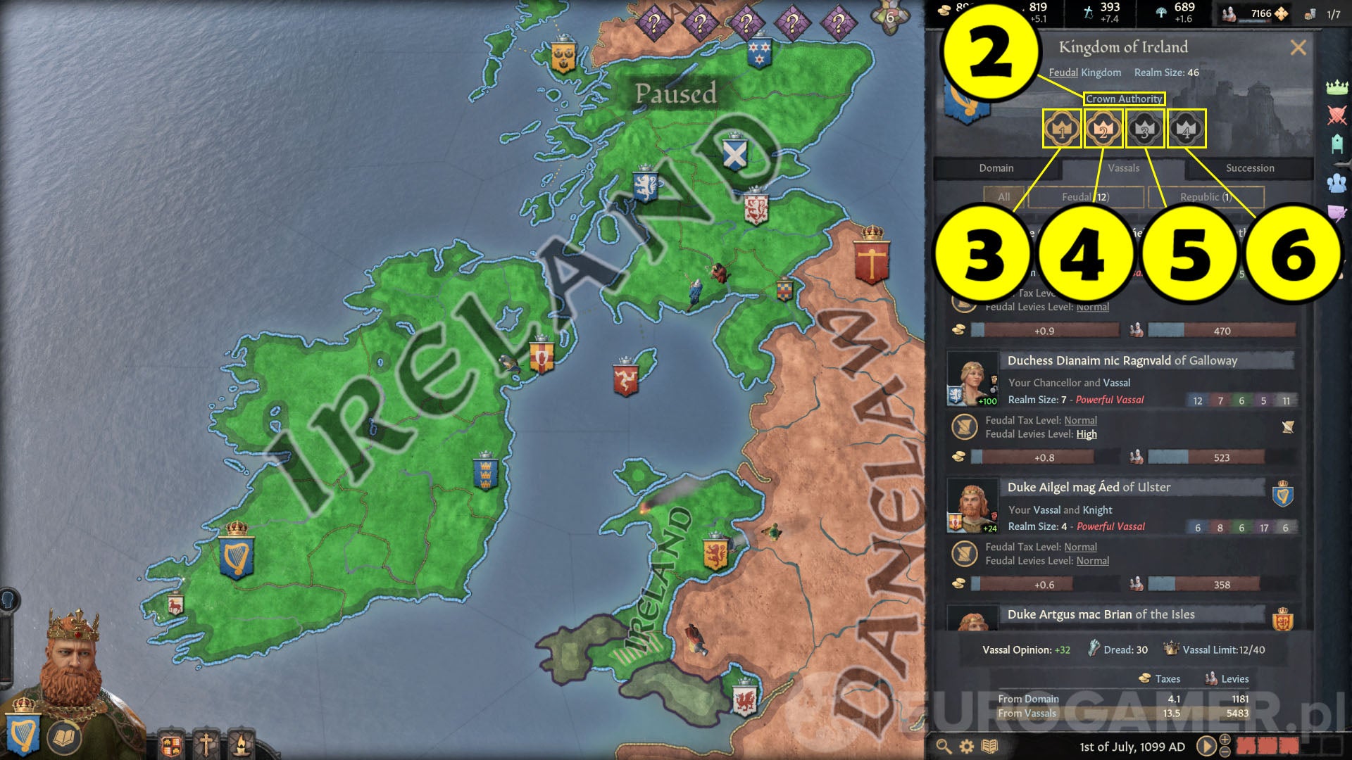 Crusader Kings 3 czym jest crown authority Eurogamer.pl