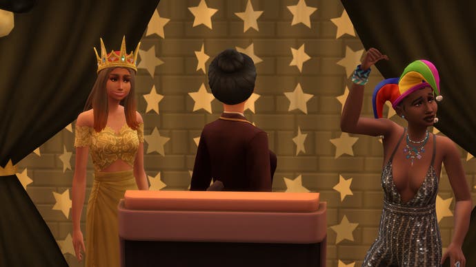 the sims 4 prom royalty and jester