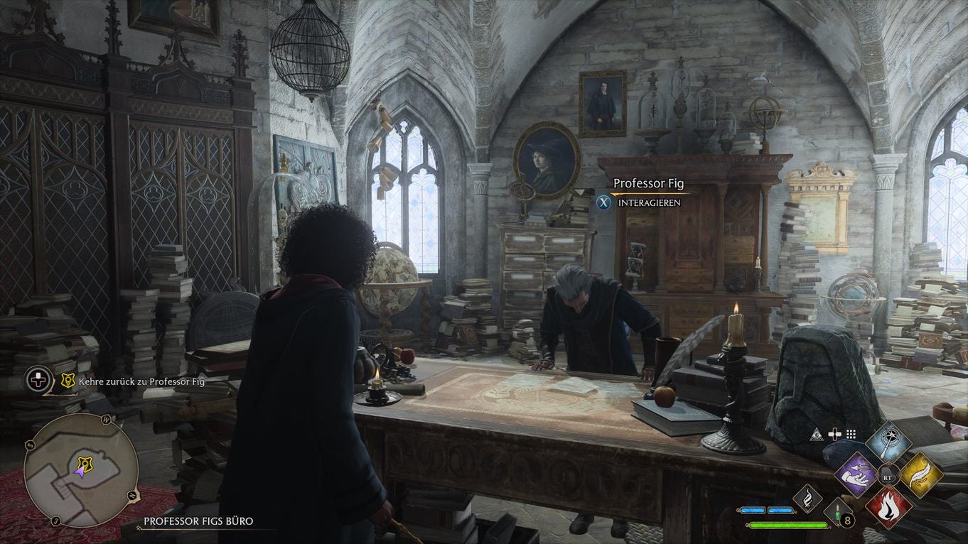 Hogwarts Legacy Geheimnisse der verbotenen Abteilung In Bibliothek schleichen, Schlüssel