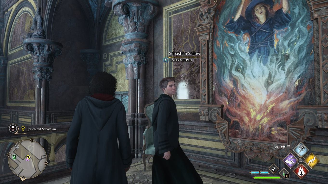 Hogwarts Legacy Geheimnisse der verbotenen Abteilung In Bibliothek schleichen, Schlüssel