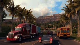 American Truck Simulator Trailer Hits Route 101