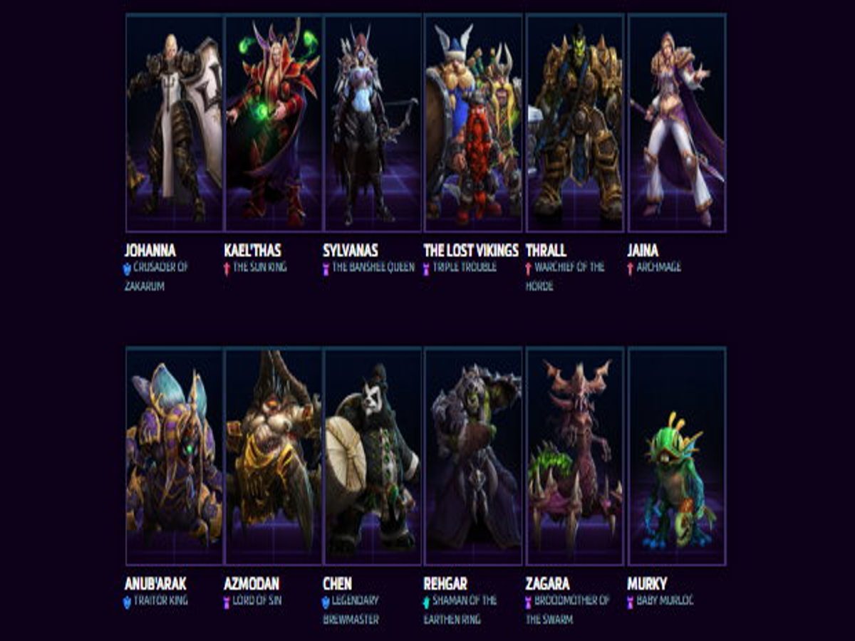 Blizzard is giving out 20 characters in Heroes of the Storm