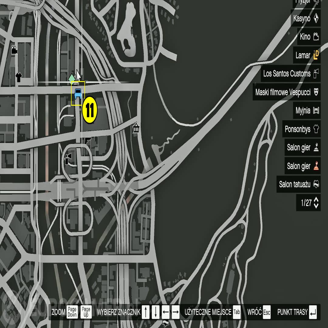 GTA 5 - Mapa - Aktywności: Skoki pojazdem