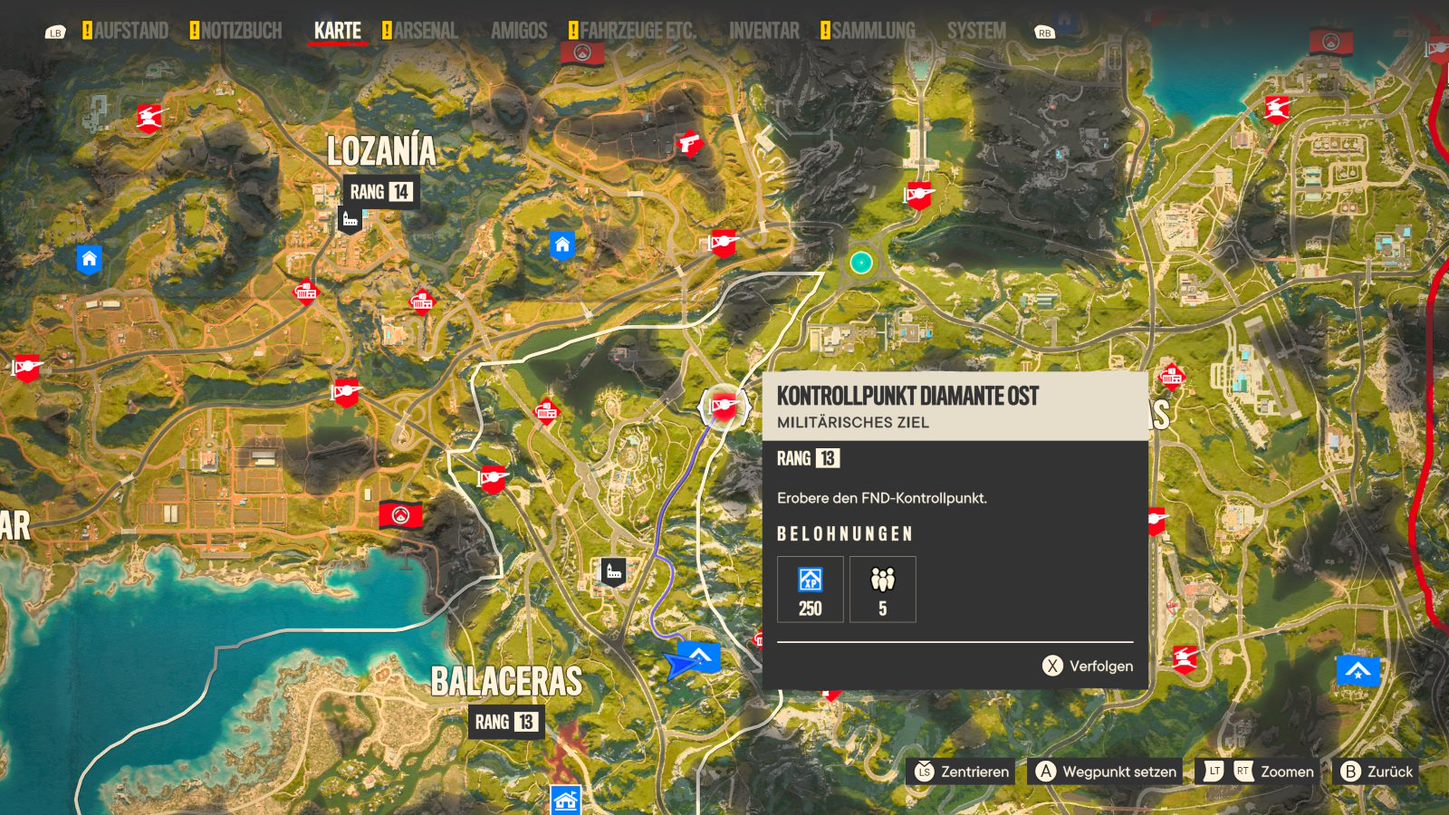 Far Cry 6 Kontrollpunkt Acantilado Agudo Far Cry 6 - Balaceras: Maria Marquessa Productions, Kontrollpunkt